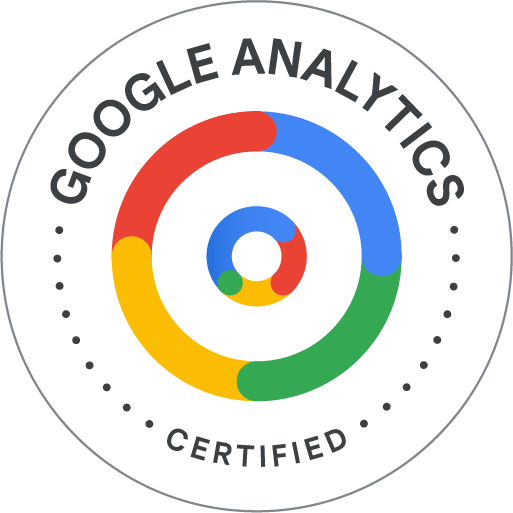 Googleアナリティクス認定資格(GA4)証明書の画像